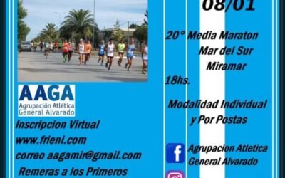 20° MEDIA MARATON MAR DEL SUR – MIRAMAR
