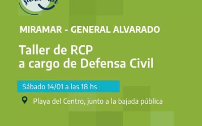 “MAREA SANITARIA”: TALLER DE RCP EN LA PLAYA