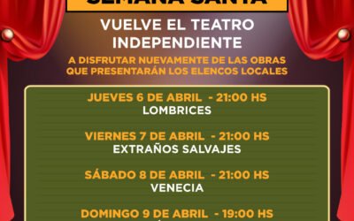 OBRAS DE TEATRO EN SEMANA SANTA
