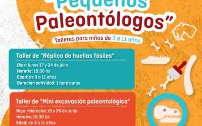 VACACIONES DE INVIERNO 2023 – PEQUEÑOS PALEONTOLOGOS – MUSEO DE CS. NATURALES PUNTA HERMENGO MIRAMAR