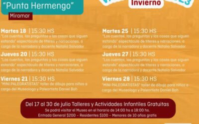 VACACIONES DE INVIERNO 2023 – MUSEO DE CIENCIAS NATURALES PUNTA HERMENGO MIRAMAR