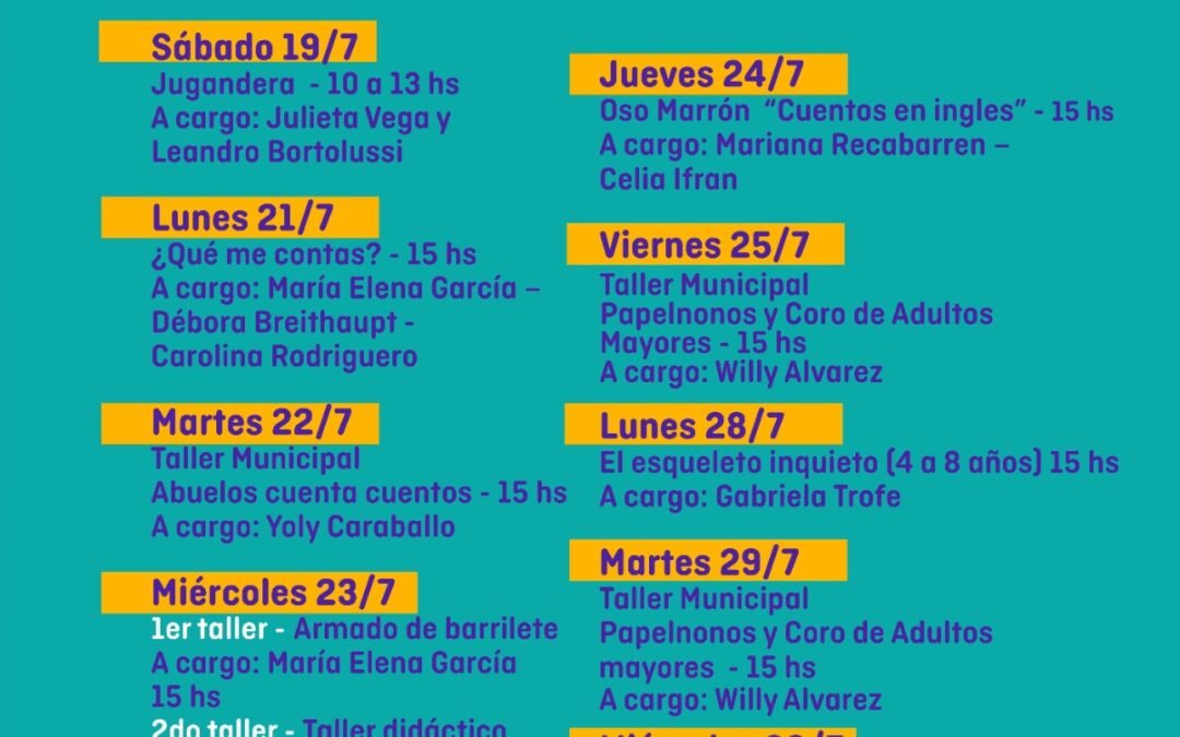 VACACIONES DE INVIERNO EN LA BIBLIOTECA MUNICIPAL