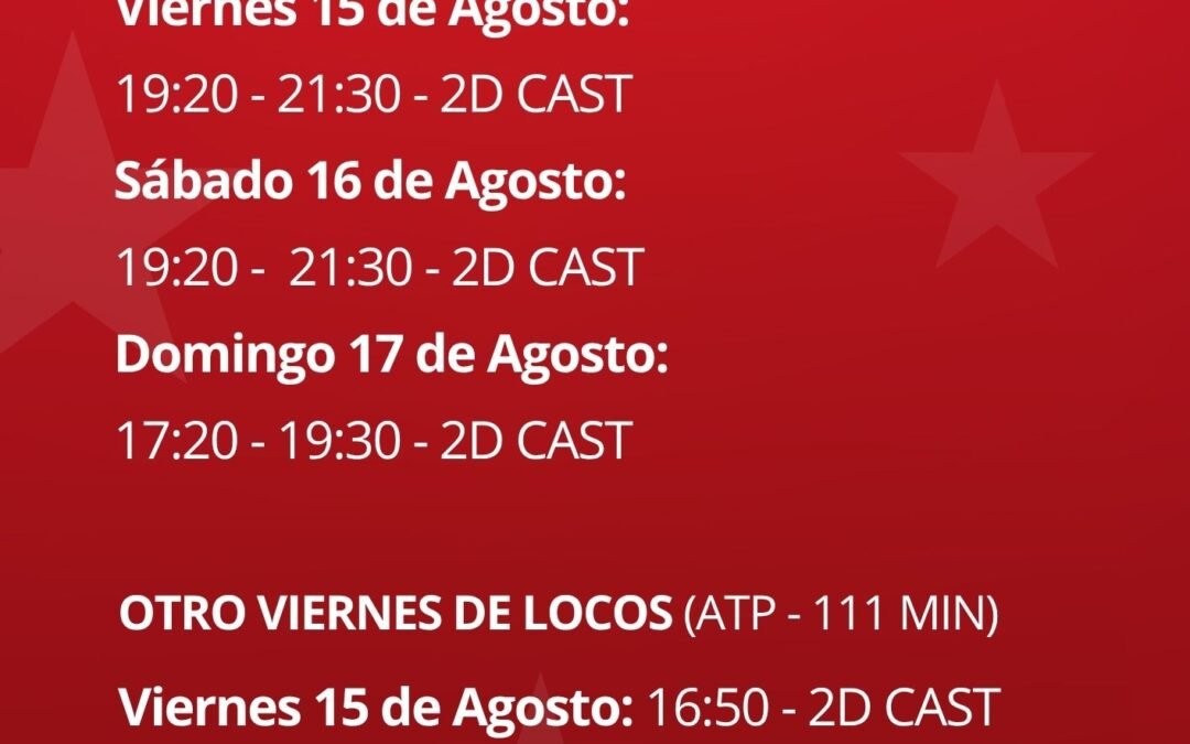 CARTELERA CINE ATLANTICO MIRAMAR