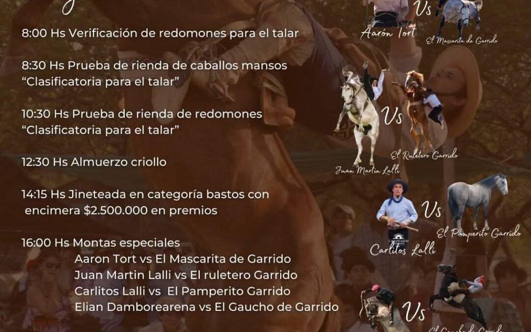 PRIMER GRAN JINETEADA DEL TROPILLERO