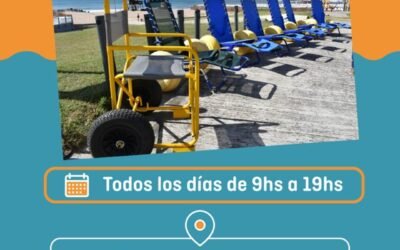  #SillasAnfibias en #Miramar y #MarDelSud 